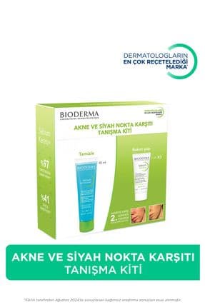 Sebium Akne Eğilimli Ciltler Akne ve Siyah Nokta Karşıtı Cilt Bakım Seti