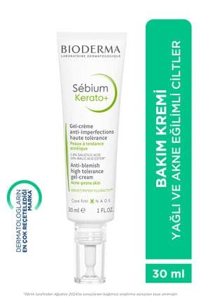 Sebium Kerato+ Sivilce, Akne Lekesi Karşıtı AHA, BHA, Salisilik Asit İçeren Bakım Kremi 30 m