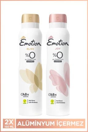 Bliss & Joy Kadın Vegan Deodorant Tanışma Seti 2x150 Ml Leke Bırakmaz