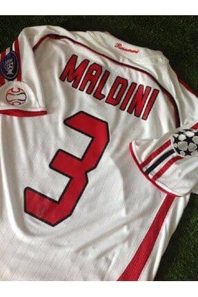 A.C M.İ.LA.N 2007 #3 PAULO MALDİNİ NOSTALJİ YETİŞKİN FORMASI ( BEYAZ )