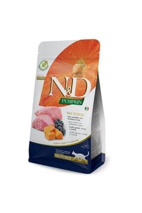 Balkabaklı Kuzu Yaban Mersinli Kısırlaştırılmış Kedi Maması 1.5kg