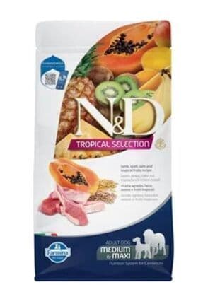 Tropical Selection Kuzu Etli Ve Tropikal Meyveli Orta Ve Büyük Irk Yetişkin Köpek Maması 10kg