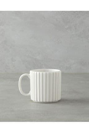 Lunara Porselen Kupa 350 ml Beyaz