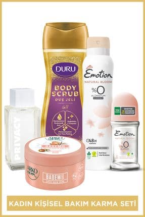 Gelin Çeyiz Seti (Parfüm,Body Scrub Duş Jeli,Roll On,Deodorant&Krem)