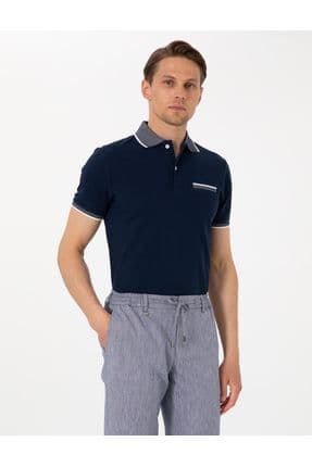 Lacivert Slim Fit Tişört 50307562-vr033