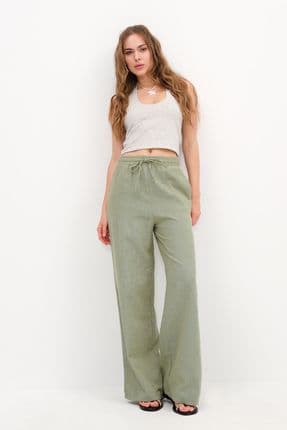 Beli Lastikli Cepli Wide Leg Pantolon PN58800-PNL
