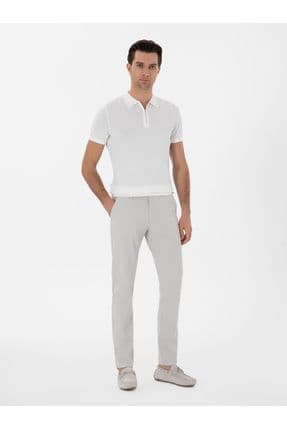 Taş Slim Fit Pamuk Karışımlı Kanvas Pantolon 50312177-VR049