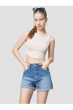 Kadın Mavi Şort - Lf2032734