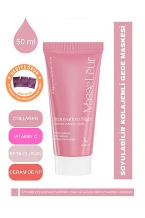 Soyulabilir Kolajen Gece Maskesi Renovation Night Gelatinous Collagen Mask 50 ML