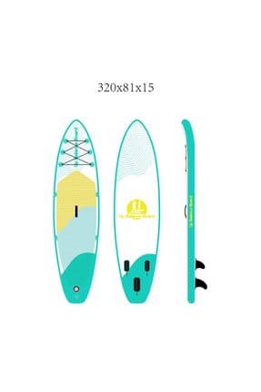 Cosfer Up Balance Board Şişme Sup Board/stand Up Paddle Board 320X81X15 cm Yeşil
