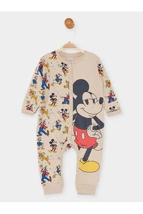 Mickey Mouse Lisanslı Bebek Tulum