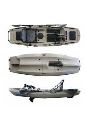 VK-39 KIPPER TEK KİŞİLİK PEDALLI BALIKÇI KANOSU