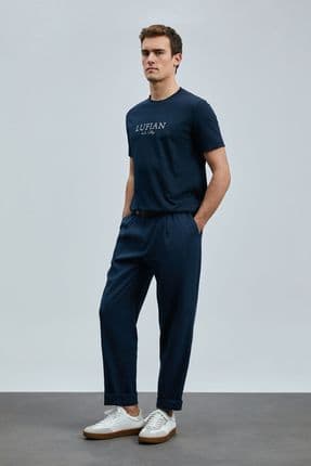 Love Modern Grafik T- Shirt Lacivert