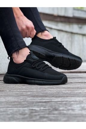 Siyah Erkek Sneaker Günlük Spor Ayakkabı