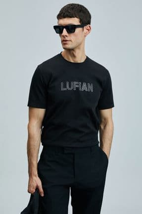 Thınk Modern Grafik T- Shirt Siyah