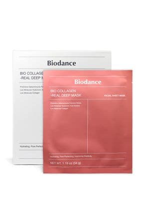 Biodance Collagen Real Deep Mask, Nemlendirici Yüz Maskesi, Cam Cilt Kore Maskesi, Made in KOREA