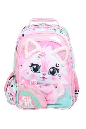 chimola okul çantası Pink CAT (İTHAL)