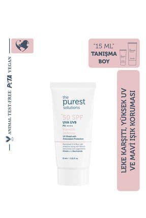 Tanışma Boy Cilt Tonu Eşitleyici & Leke Karşıtı Blemish Defense Renkli Güneş Kremi Spf 50 15 ml