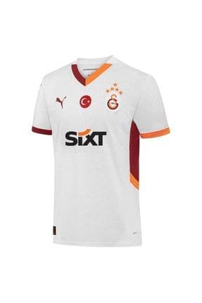 Gâlatasarâ'y- Yeni Sezon 24/25 5 Yıldızlı Beyaz Deplasman Isimsiz Yetişkin Taraftar Futbol Forması