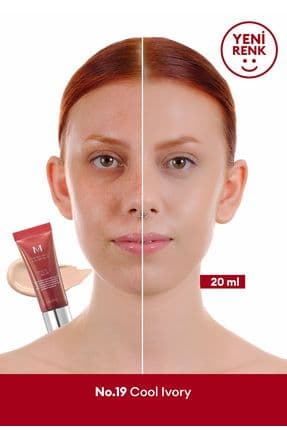 Mükemmel Kapatıcılık Sunan Çok Fonksiyonlu M Perfect Cover BB Cream Ex SPF42 PA+++ No.19 (20ml)