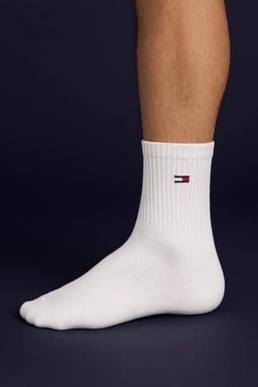 Penye 6 Lı Paket Erkek Spor Çorap Beyaz Renk