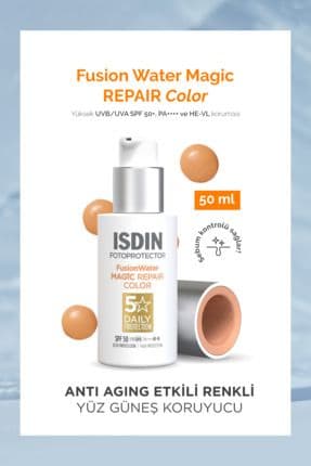 ISDIN Fotoprotector Fusion Water Magic Repair Color SPF 50 50 ml