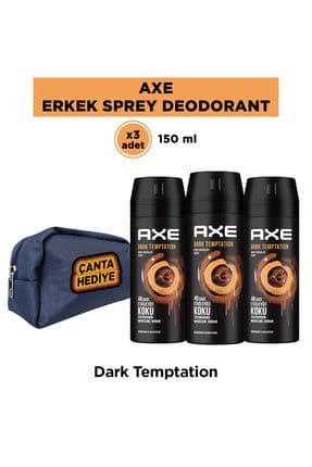 Erkek Sprey Deodorant Dark Temptation 150 ml X3