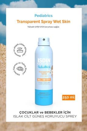 ISDIN Fotoprotector Pediatrics Transparent Spray Wet Skin Spf 50 250 ml