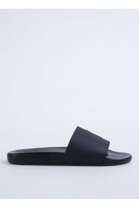 Siyah Erkek Plaj Terliği Polo Slide