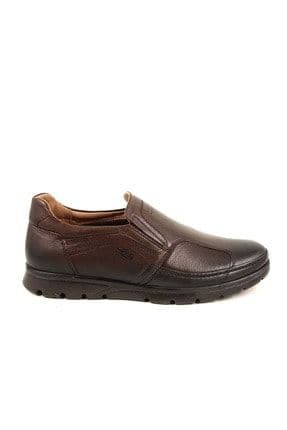 Erkek HOKA-H Hallux Comfort Deri Ayakkabı 32606 Kahverengi