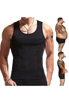 Torenova Model Göbek Düzleştirici Spor Korse Atlet Fit Gösteren Atlet Siyah Renk